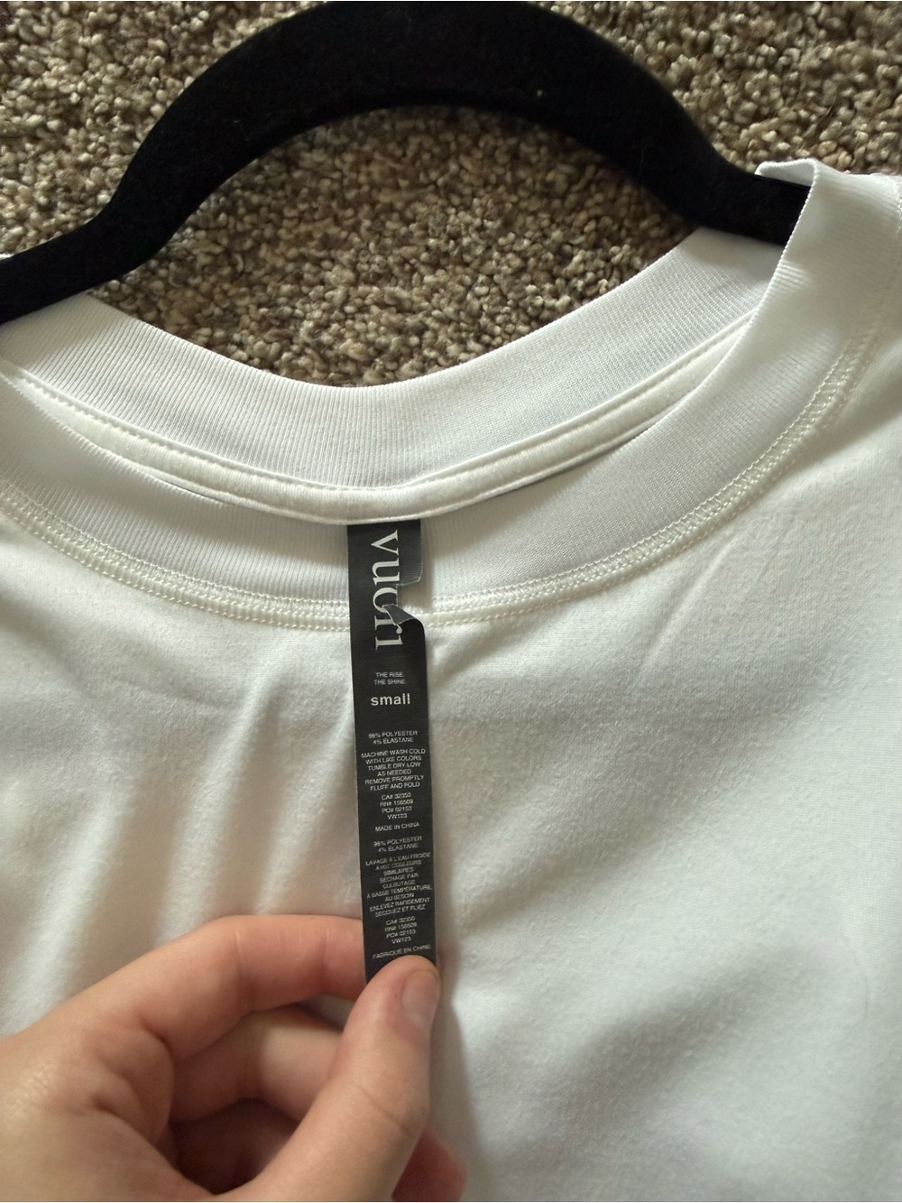 Vuori White High-Neck Tank Top - Picture 2 of 2